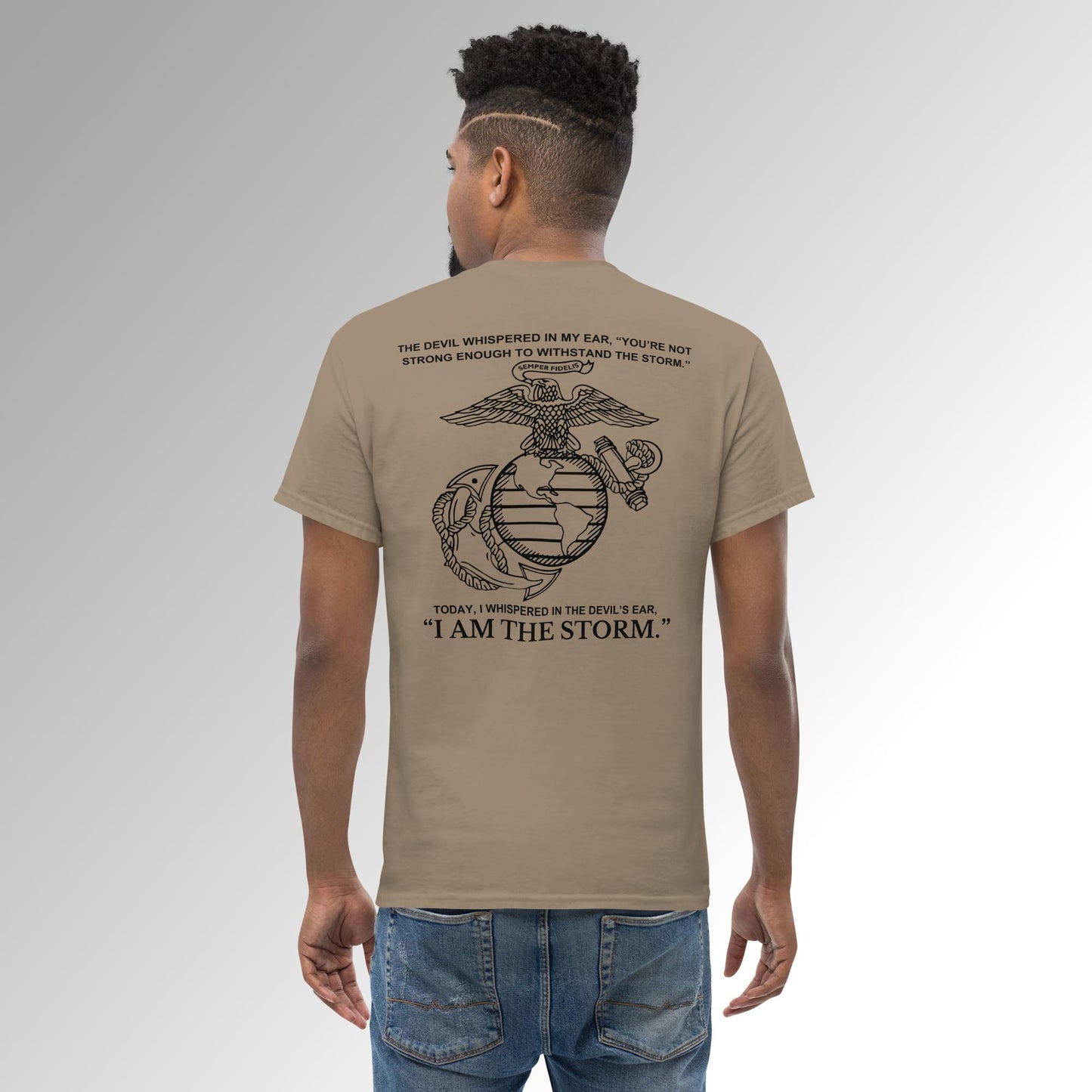 US Marine Corp I AM THE STORM T-Shirt