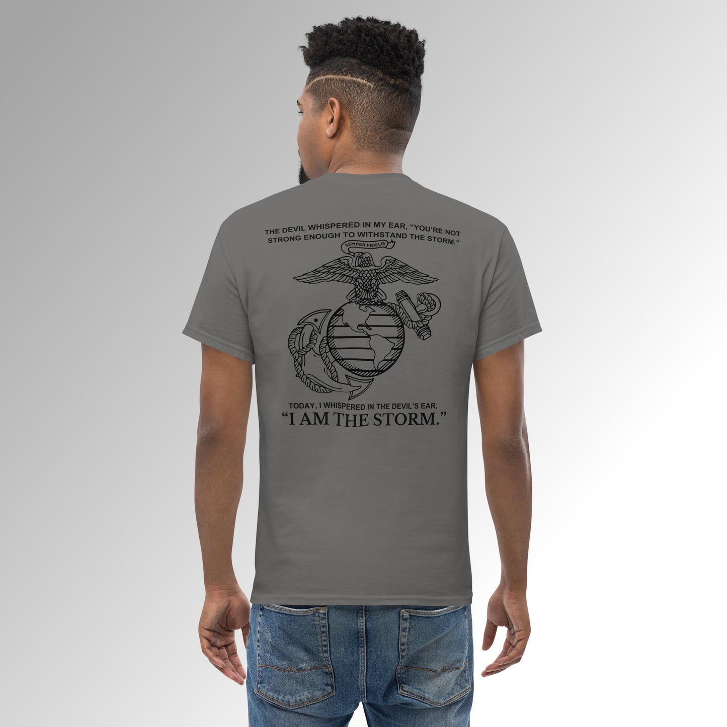 US Marine Corp I AM THE STORM T-Shirt