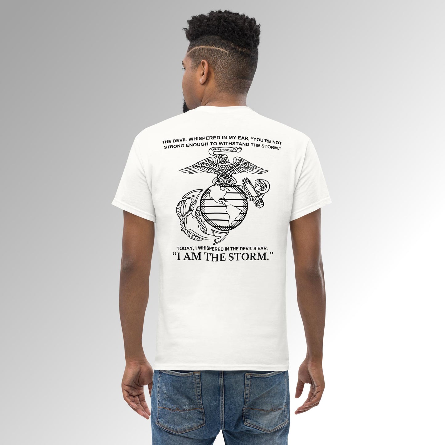 US Marine Corp I AM THE STORM T-Shirt