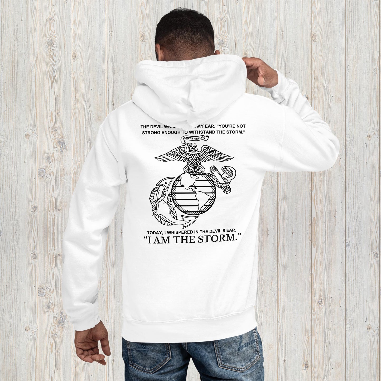 US Marine I AM THE STORM Unisex Hoodie