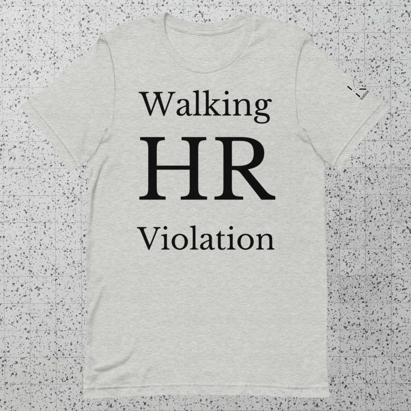 Walking HR Violation Shirt - Soft & Lightweight Cotton T-Shirt with Pre-Shrunk Fabric, Various Sizes