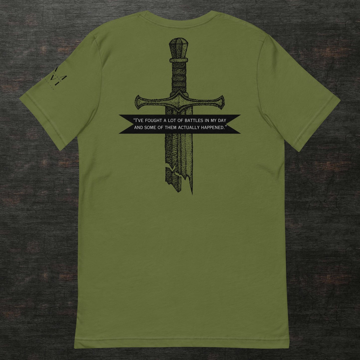 “I’ve fought a lot of battles in my day  and some of them actually happened.” Unisex t-shirt