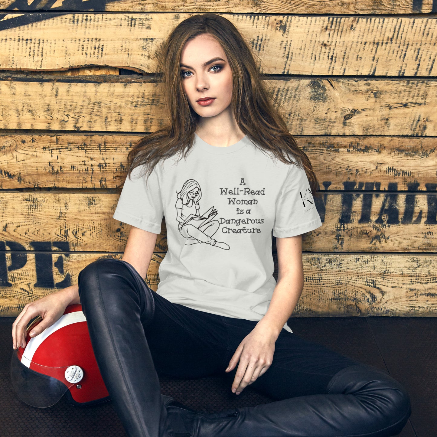 Well Read Woman T-Shirt - Soft & Lightweight Cotton - Various Sizes - On Demand