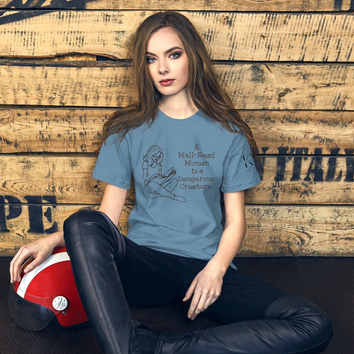 Well Read Woman T-Shirt - Soft & Lightweight Cotton - Various Sizes - On Demand